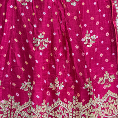 Modal Gajji Bandhej Lehenga