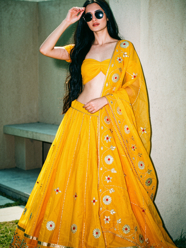 Pure Organza Lehenga Set