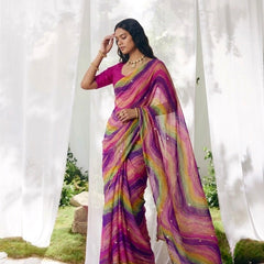 Leheriya Saree