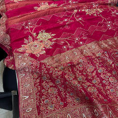 Pure Khaddi Georgette Saree