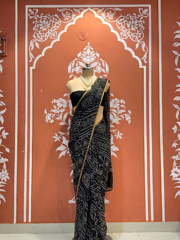 Bandhej Saree