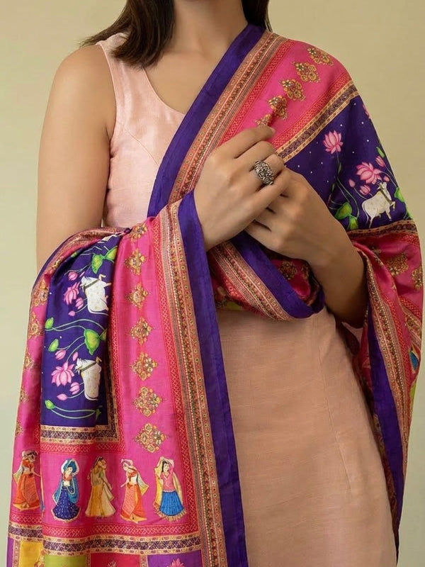 Gajji Silk Dupatta