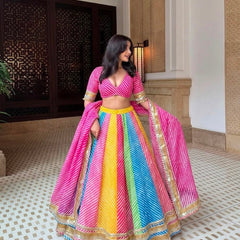 Leheriya Lehenga