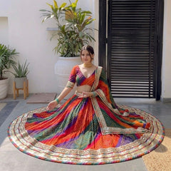 Bandhej Lehenga