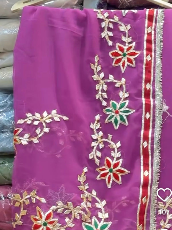 Flower Saree