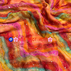 Leheriya Saree