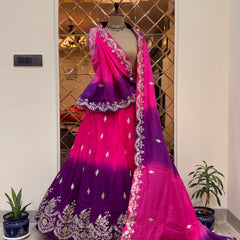 Pure Gota Patti Lehenga