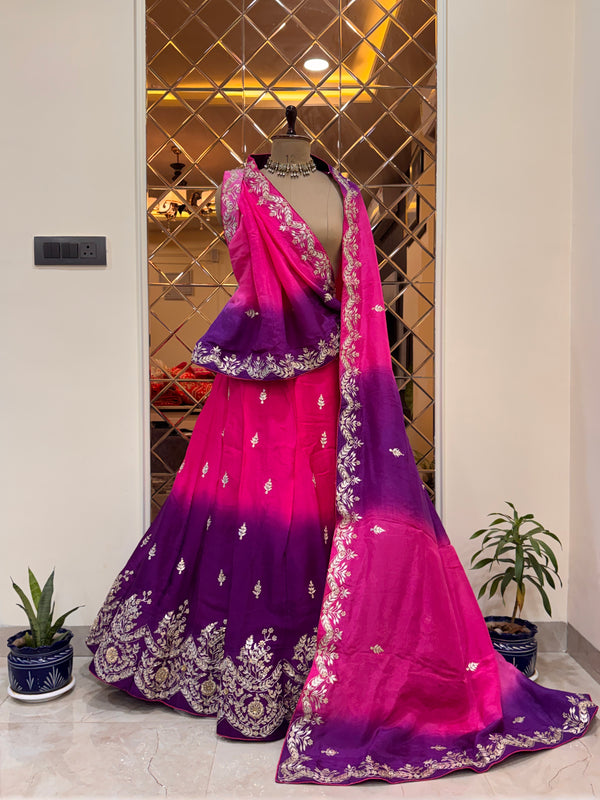Pure Gota Patti Lehenga
