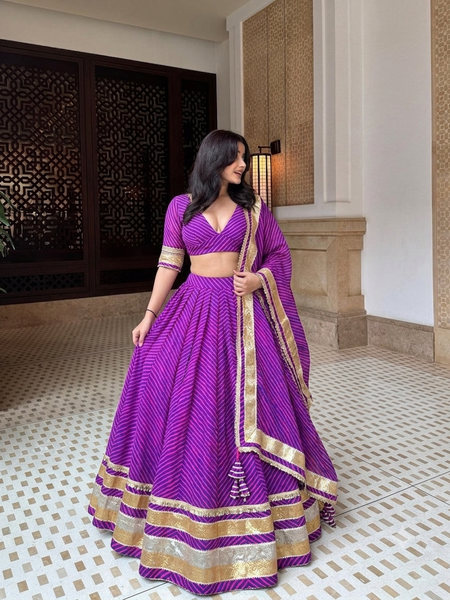 Leheriya Lehenga