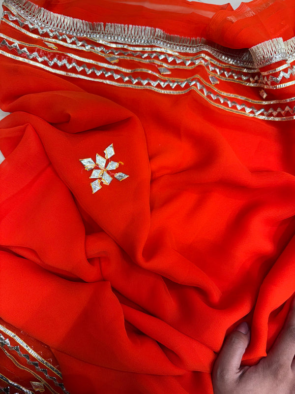 Kacha Gota Saree