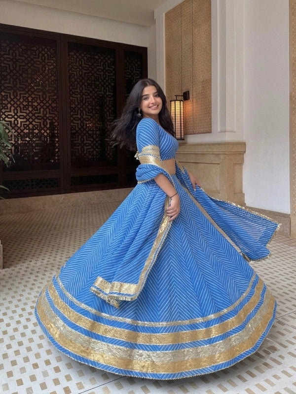 Leheriya Lehenga