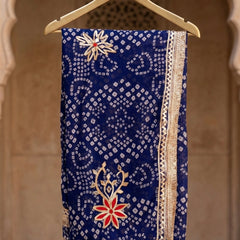 60gm Georgette Gota Saree
