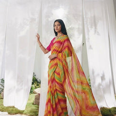 Leheriya Saree