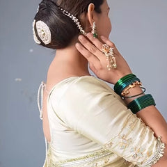 Pure Golden Tissue Gota Patti Saree