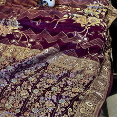 Pure Khaddi Georgette Saree