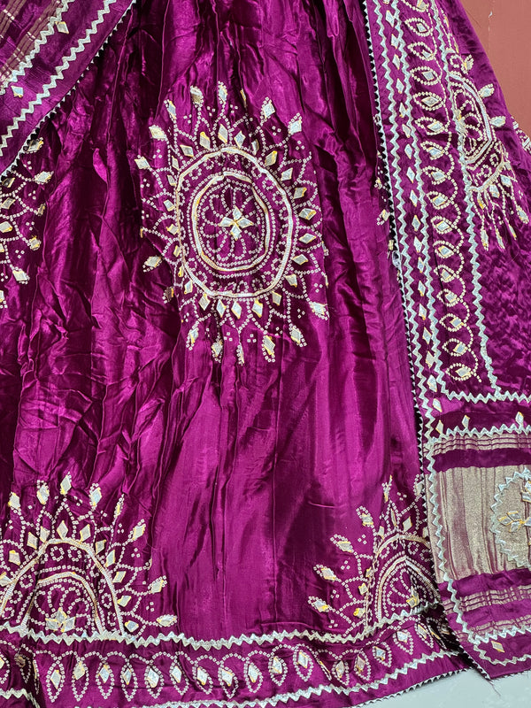 Gajji Silk Lehenga