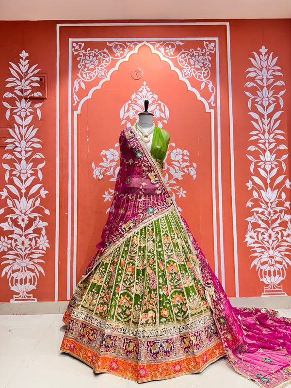 Rajwadi Lehenga
