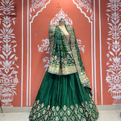 Pure Gajji Silk Lehenga