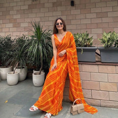 Leheriya Saree