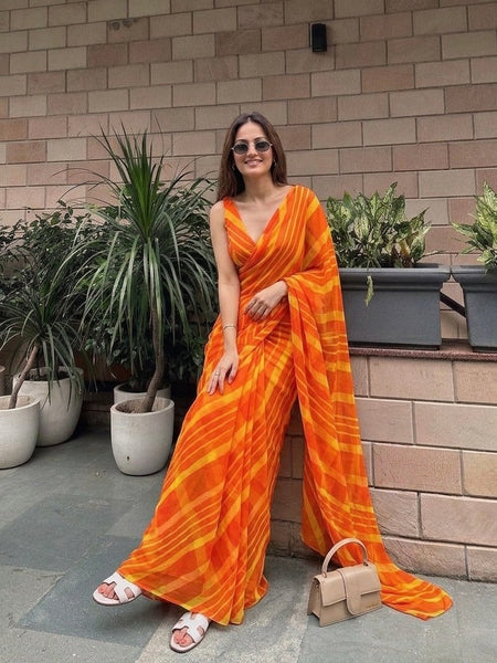 Leheriya Saree
