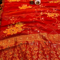 Pure Khaddi Georgette Saree