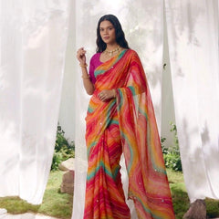 Leheriya Saree