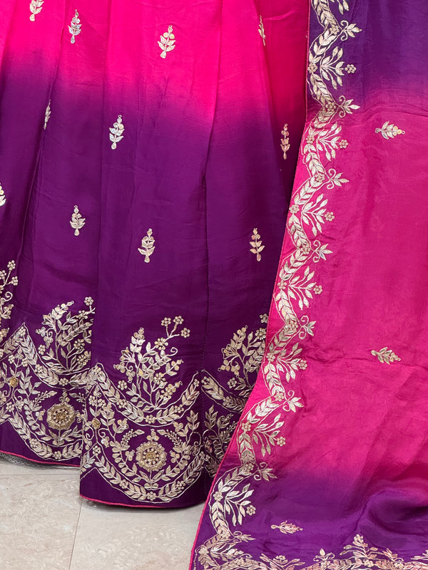 Pure Gota Patti Lehenga