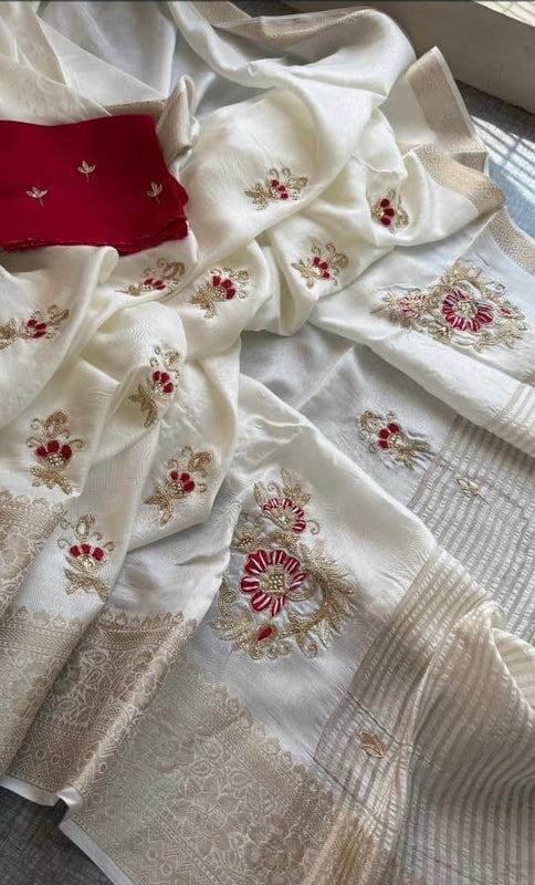 Moonga Silk Saree