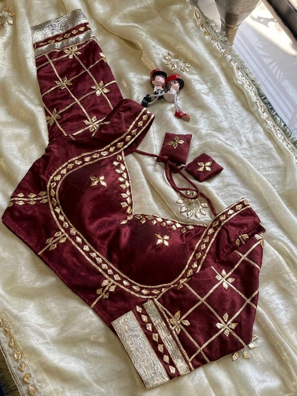 Aangi Gazi Silk Blouse