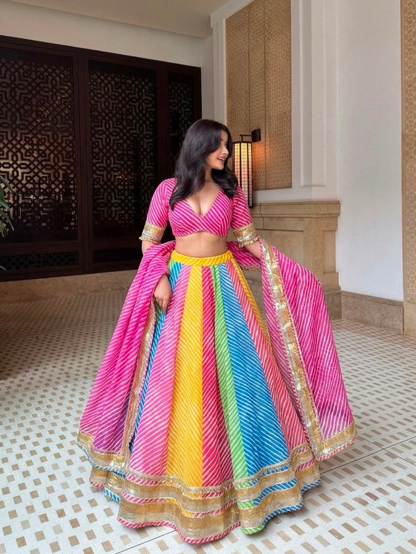 Leheriya Lehenga