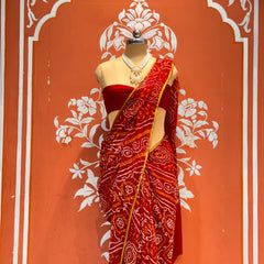 Bandhej Saree