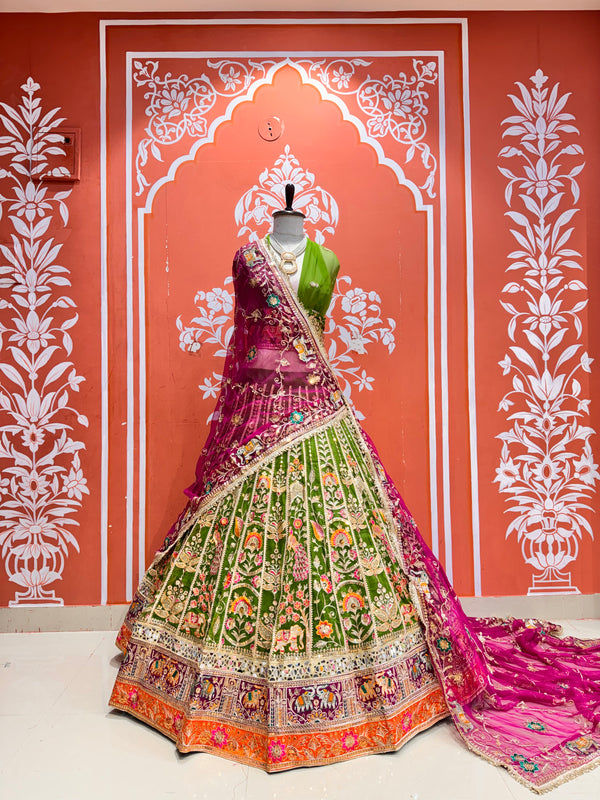 Rajwadi Lehenga