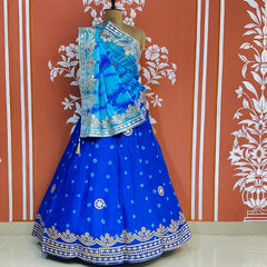SHIBORI BHANDEJ GOTA PATTI LEHENGA