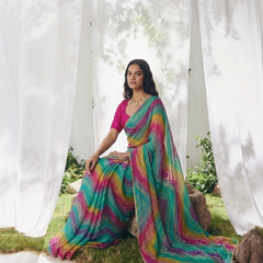 Leheriya Saree