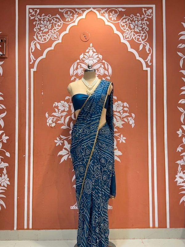 Bandhej Saree