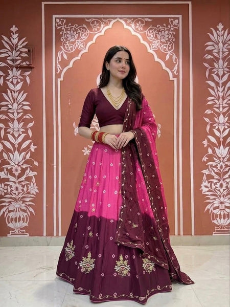 Chinon Bhandej Lehenga