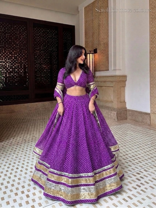 Leheriya Lehenga