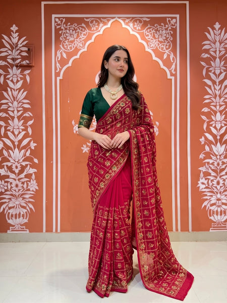 Rajwadi Saree
