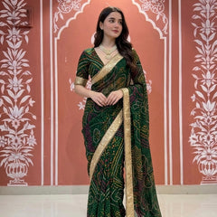 Bandhej Saree