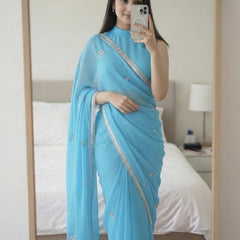 Georgette Boota Saree