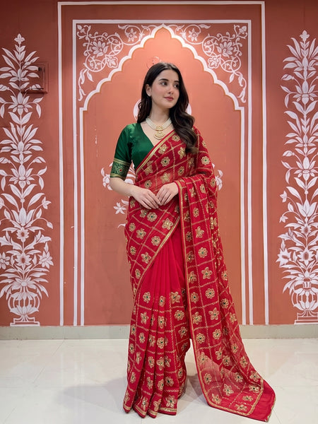 Rajwadi Saree