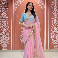 Semi Chiffon Saree