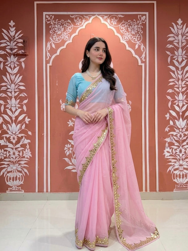 Semi Chiffon Saree