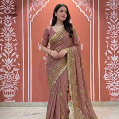 TARA SITARA KATDANA Georgette Saree