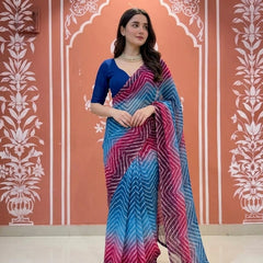 Leheriya Saree