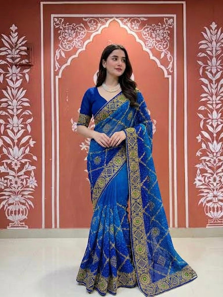 Rajputana Kasab Saree