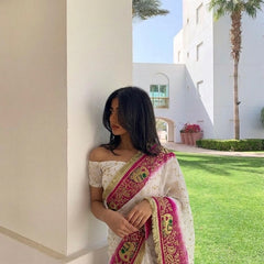 Georgette Zari Saree