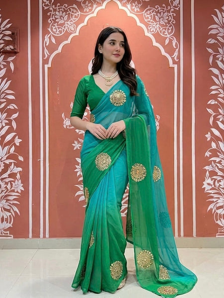 Chiffon saree
