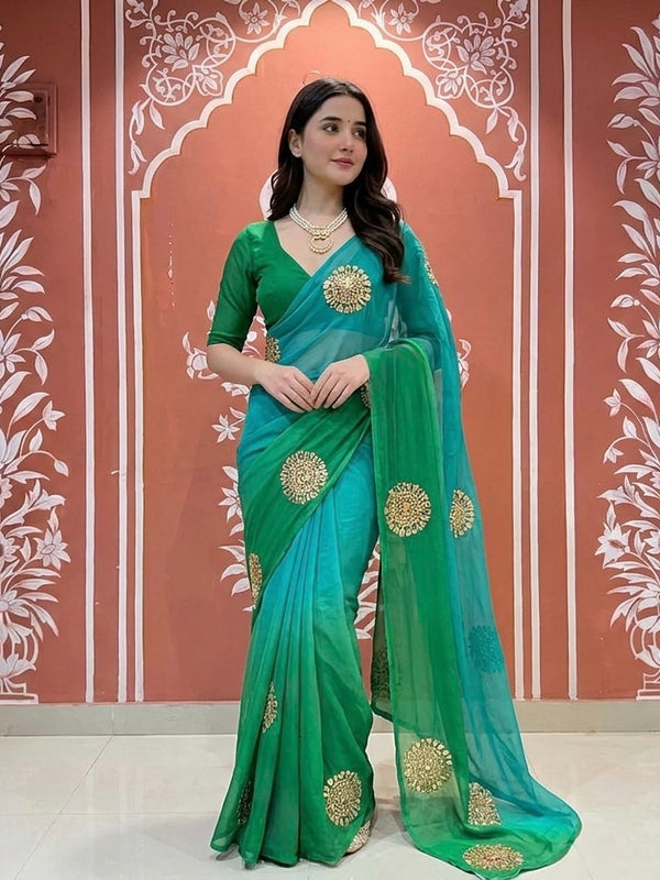Chiffon saree