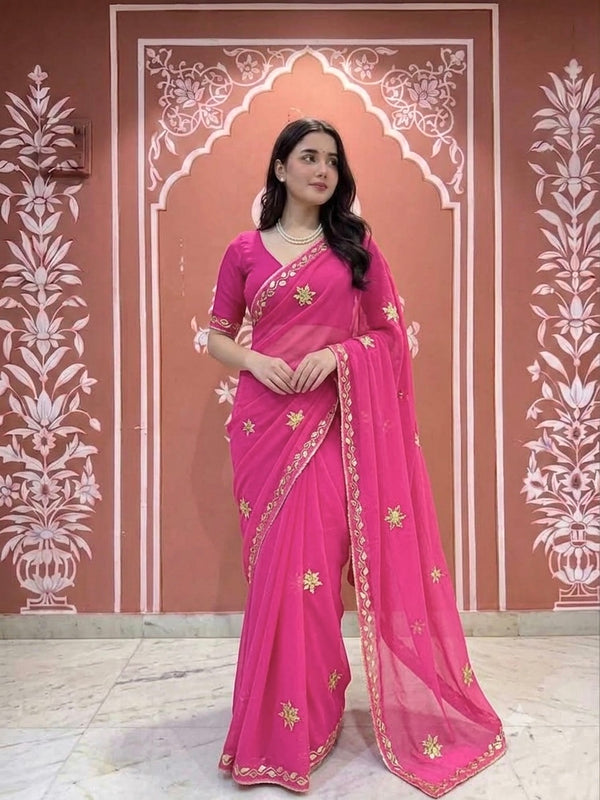 ROYAL GEORGETTE BOOTA SAREE